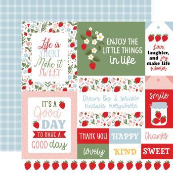 Preview: Echo Park - Designpapier "Strawberry Fields" Collection Kit 12x12 Inch - 12 Bogen