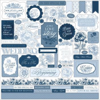 Echo Park - Designpapier "Save The Date" Collection Kit 12x12 Inch - 12 Bogen