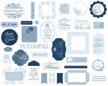 Preview: Echo Park - Stanzteile "Save The Date" Ephemera