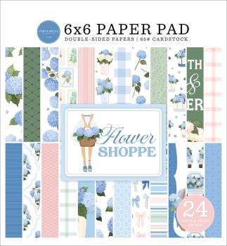 Carta Bella - Designpapier "Flower Shoppe" Paper Pad 6x6 Inch - 24 Bogen
