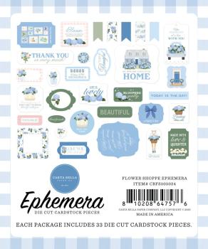Preview: Carta Bella - Stanzteile "Flower Shoppe" Ephemera
