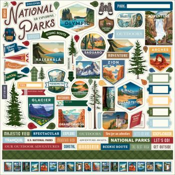 Carta Bella - Aufkleber "National Parks No. 2" Element Stickers 