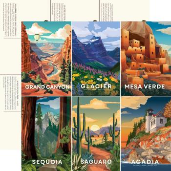 Preview: Carta Bella - Designpapier "National Parks No. 2" Collection Kit 12x12 Inch - 12 Bogen  