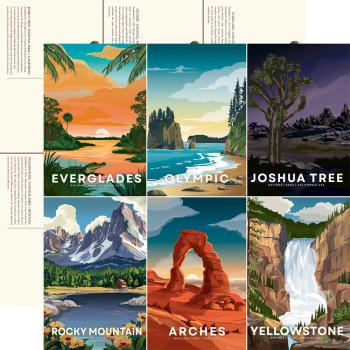 Carta Bella - Designpapier "National Parks No. 2" Collection Kit 12x12 Inch - 12 Bogen  
