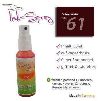 Das Ink-Spray auf Wasserbasis 50 ml in aubergine