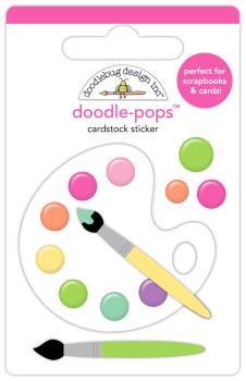 Doodlebug Design - Sticker "Color Me Crafty Color Me Happy" Doodle-Pops 