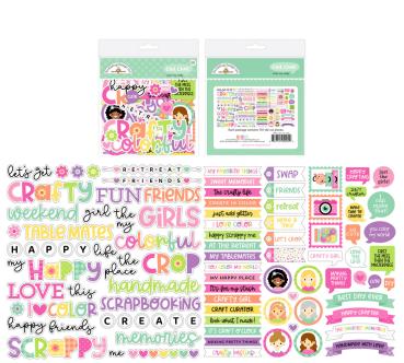 Doodlebug Design - Stanzteile "Color Me Crafty" Chit Chat