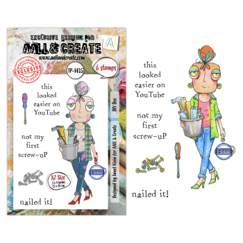 AALL and Create - Stempel A7 "DIY Dee by Janet Klein" Clear Stamps