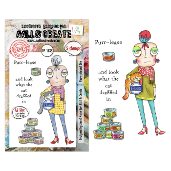 AALL and Create - Stempel A7 "Purr-plexed Dee by Janet Klein" Clear Stamps