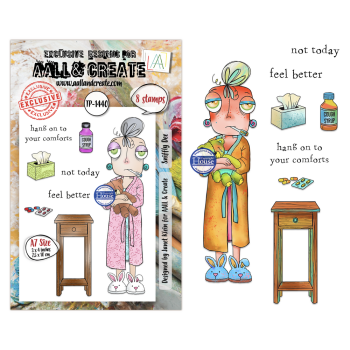 AALL and Create - Stempel A7 "Sniffly Dee by Janet Klein" Clear Stamps