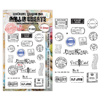 AALL and Create - Stempel A6 "Stamped Horizons by Autour De Mwa & Co" Clear Stamps