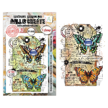 AALL and Create - Stempel A7 "Chrono-Stamped Tag by Autour De Mwa & Co" Clear Stamps