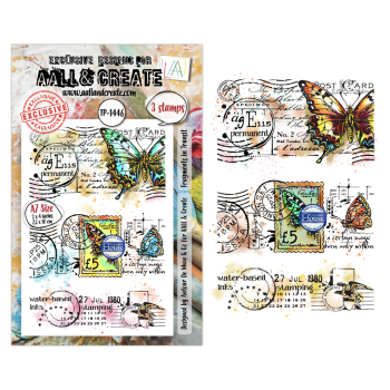 AALL and Create - Stempel A7 "Fragments in Transit by Autour De Mwa & Co" Clear Stamps