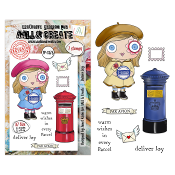 AALL and Create - Stempel A7 "Deliver Joy by Janet Klein" Clear Stamps