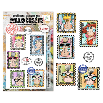 AALL and Create - Stempel A7 "Miss Dee First Class by Janet Klein" Clear Stamps