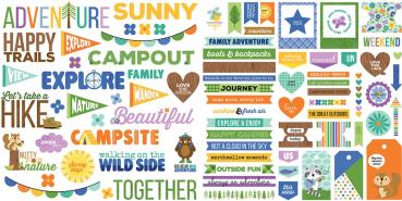 Preview: Bella BLVD - Stanzteile "Adventure Awaits" Die Cuts