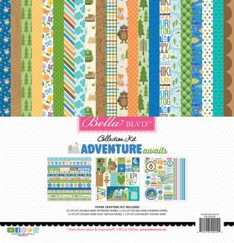 Bella BLVD - Designpapier "Adventure Awaits" Collection Kit