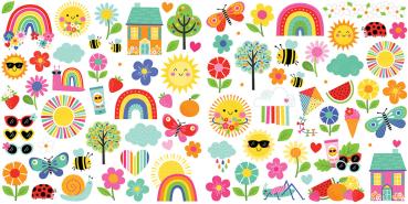 Preview: Bella BLVD - Stanzteile "Walking on Sunshine" Die Cuts