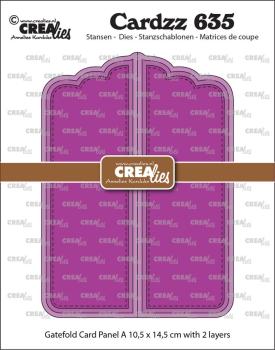 Crealies - Stanzschablone "Gatefold Card Paneel A" Cardzz  Dies