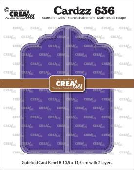 Crealies - Stanzschablone "Gatefold Card Paneel B" Cardzz  Dies