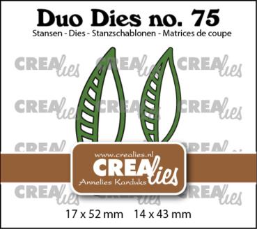 Crealies - Stanzschablone "No. 75 Open Blaadjes 21" Duo  Dies