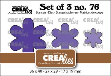 Crealies - Stanzschablone "No. 76 Dichte Bloemen 31" Set of 3 Dies