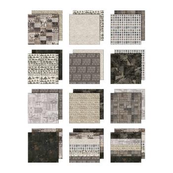 Preview: Idea-ology Palette Collection "Charcoal" Paper Pack 12 x 12 Inch - 12 Bogen 