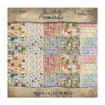 Idea-ology Palette Collection "Multi" Paper Pack 12 x 12 Inch - 12 Bogen 