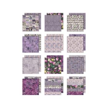 Preview: Idea-ology Palette Collection "Purple" Paper Pack 8 x 8 Inch - 12 Bogen 