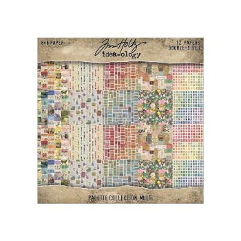 Idea-ology Palette Collection "Multi" Paper Pack 8 x 8 Inch - 12 Bogen 