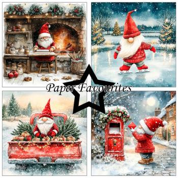 Preview: Paper Favourites - Designpapier "Christmas Gnomes #2" Paper Pack 6x6 Inch - 24 Bogen