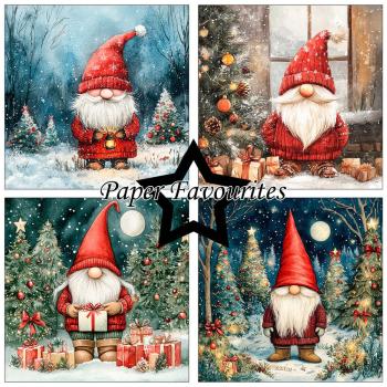 Preview: Paper Favourites - Designpapier "Christmas Gnomes #2" Paper Pack 6x6 Inch - 24 Bogen