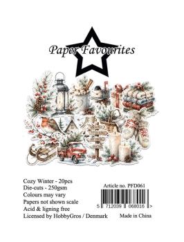 Paper Favourites - Stanzteile "Cozy Winter" Die Cuts 