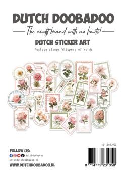 Dutch Doobadoo - Aufkleber "Whispers of Words Postage" Sticker