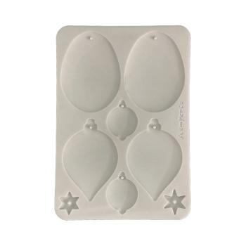 Stamperia - Gießform A5 "Christmas Balls" Soft Mould 