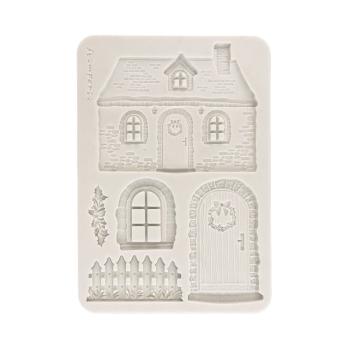 Stamperia - Gießform A5 "Christmas Cottage" Soft Mould 
