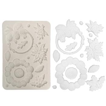 Preview: Stamperia - Gießform A5 "Christmas Garlands" Soft Mould 