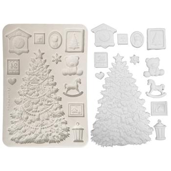 Preview: Stamperia - Gießform A5 "Christmas Tree" Soft Mould 