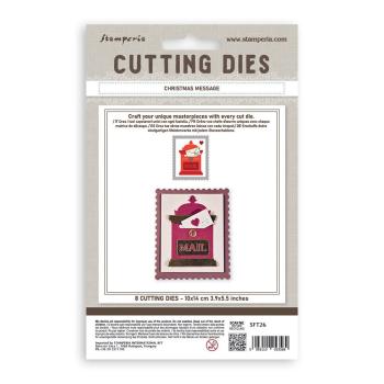 Preview: Stamperia - Stanzschablone "Christmas Message" A6 Dies