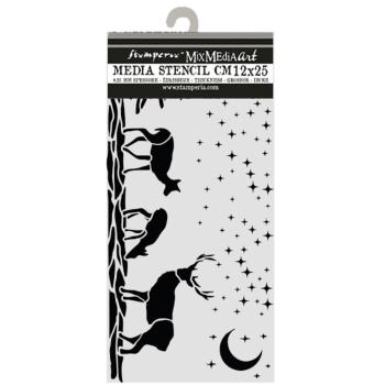 Stamperia - Schablone 12x25cm "Christmas Deers" Stencil