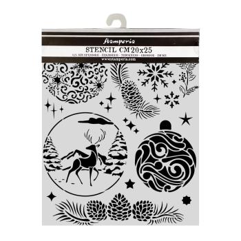 Stamperia - Schablone 20x25cm "Christmas Balls" Stencil