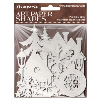 Stamperia - Stanzteile "Christmas" Paper Cut-outs 15 x 26 cm / 5.91 x 10.24 inch