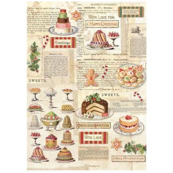 Stamperia - Decopatch Papier "Sweets" Decoupage A4 - 6 Bogen  