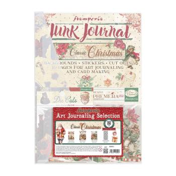 Stamperia - Papier, Aufkleber & Stanzteile "Classic Christmas Art Journaling Selection by Vicky Papaioannou" Junk Journal Backgrounds,Stickers,Cut-Outs
