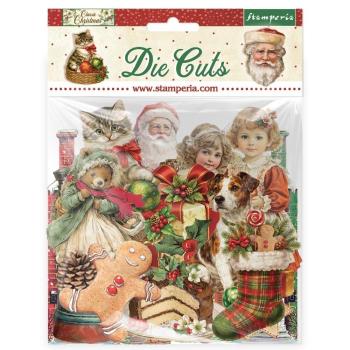 Preview: Stamperia - Papier, Aufkleber & Stanzteile "Classic Christmas Art Journaling Selection by Vicky Papaioannou" Junk Journal Backgrounds,Stickers,Cut-Outs