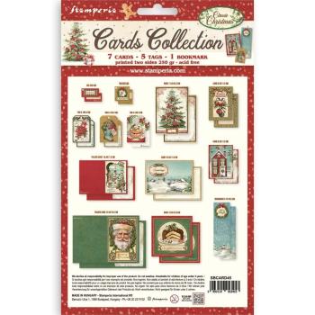 Preview: Stamperia - Stanzteile "Classic Christmas" Cards Collection