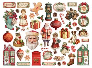 Preview: Stamperia - Stanzteile "Classic Christmas" Die Cuts