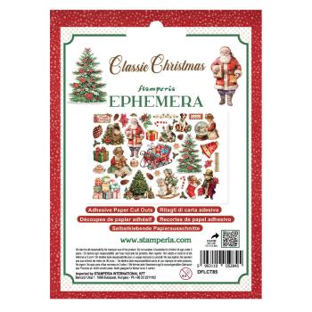 Preview: Stamperia - Stanzteile "Classic Christmas" Die Cuts Ephemera