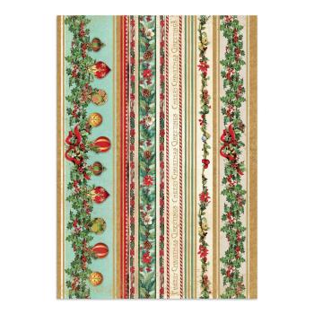 Stamperia - Papier, Aufkleber & Stanzteile "Classic Christmas" Junk Journal Backgrounds,Stickers,Cut-Outs
