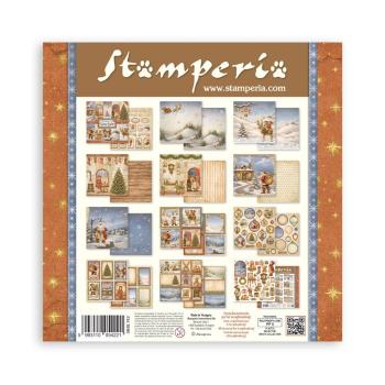 Stamperia - Designpapier "Silent Night" Paper Pack 12x12 Inch - 10 Bogen
